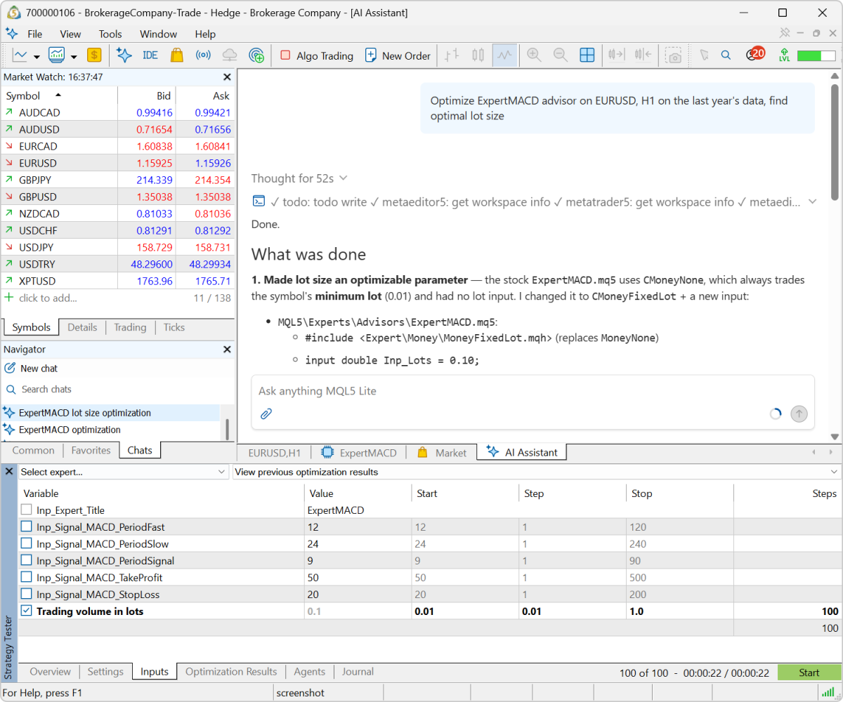 Expanded the set of tools available to the AI Assistant